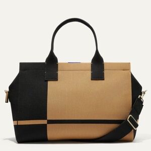 Rothy's Overnighter in Camel Black